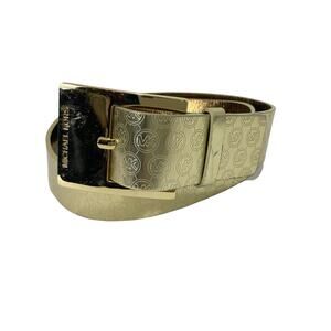 Michael Kors Gold Logo Belt
